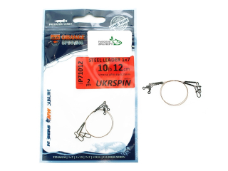 Поводок UKRSPIN Orange Spinning плетенный 1х7 AFW