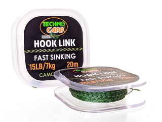Повідковий матеріал Technocarp без обплетення Camo Green 15lb/7кг 20м
