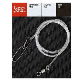 Повідець Lucky John BBS Leader Fluorocarbon BigBait 70см 55кг, 1шт
