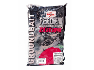 Прикормка Carp Zoom Feeder Zoom 1кг Strawberry-Fish-Robin Red