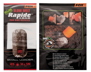 ПВА пакети Fox Edges Rapide Refills Slow Melt 55x120мм 25шт (CPV058)