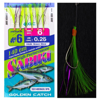 Самодур Golden Catch SB14006GG №8 (6 крючков)