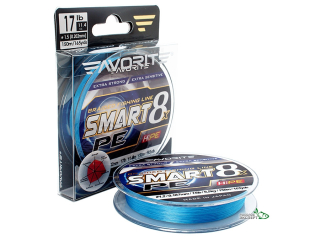 Шнур Favorite Smart PE 8x 150м (sky blue) #0,5/0,117мм 4,1кг
