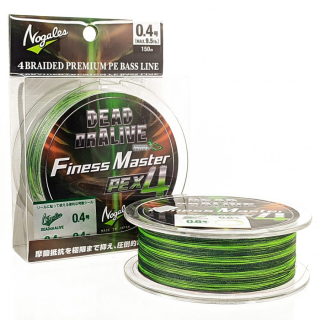 Шнур Varivas DorA Finesses Master PE X4 150м #0.4/0,104мм 9,5lb/4,32кг