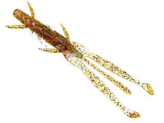 Силікон Fishup Shrimp 3,6" 045 - Green Pumpkin/Red &amp; Black (7шт/уп)