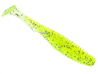 Силикон Fishup U-Shad 3,0" 055 - Chartreuse/Black