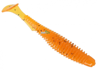 Силикон Fishup U-Shad 4,0" 049 - Orange Pumpkin/Black