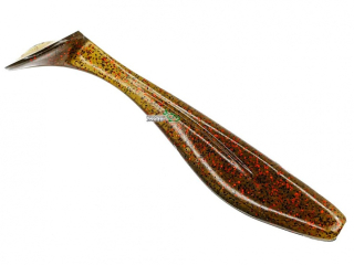 Силікон Fishup Wizzle Shad 5,0" 045 - Green Pumpkin/Red &amp; Black (4шт/уп)