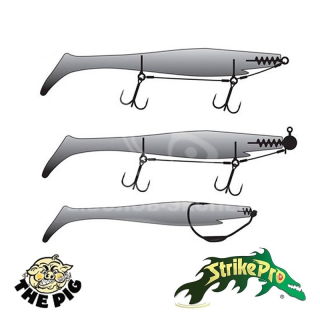 Силікон Strike Pro Pig Shad Jr. 15см