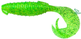 Силікон Keitech Flapper Grub 4,0" - 424 Lime Chartreuse