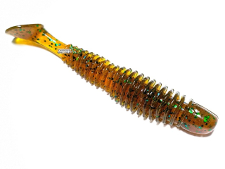 Силикон Reins Bubbling Shad 3,0" 565 Motor Oil Green Flake