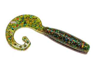 Силикон Reins Fat G-Tail Grub 2,0" - 009 Green Pumpkin All Stars (20шт/уп)