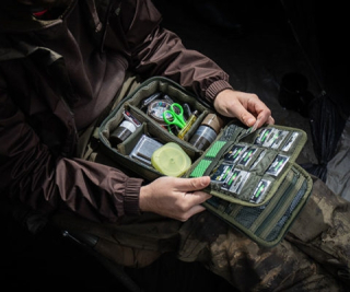 Сумка Trakker NXG Bait Bag, 6 банок для насадок
