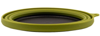 Тарелка Tramp силиконовая с пластиковым дном 550мл olive (TRC-123-olive)