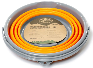 Відро Tramp складне, силіконове оранж 10л (TRC-091-orange)