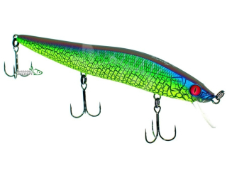 Воблер Megabass Vision OneTen LBO 115F 14,0г - Mat Green Lizard