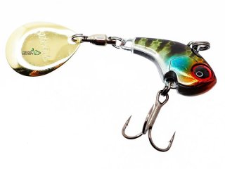 Тейл-спіннер Jackall Deracoup 10,5г HL Gold Gill