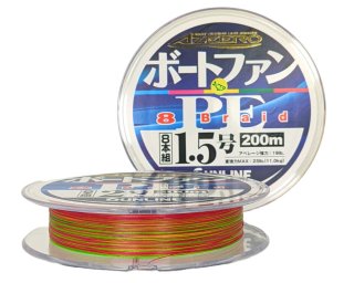 Шнур Sunline Azeero Boat Fan PE x8 multicolor 200м #1.0/7,3кг