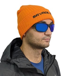 Шапка Savage Gear Fold-Up Beanie One size Sun orange