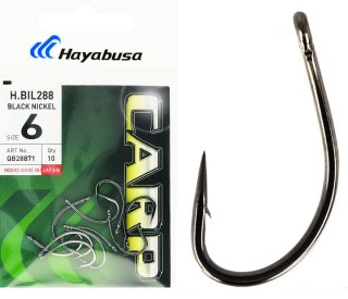 Гачки Hayabusa Carp H.BIL288BN №08 (10шт/уп)