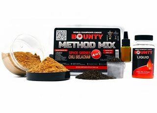 Прикормка Bounty Method Mix (4 в 1) 400г - Chili / Belachan