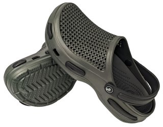 Сабо мужские Jose Amorales 115556 хаки/черный разм. 44