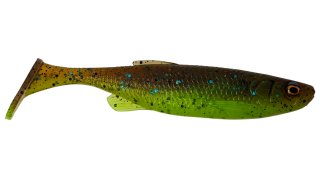 Силікон Savage Gear Fat Minnow T-Tail 10,5см 11г - Chartreuse Pumpkin, 1шт
