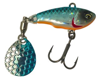 Тейл-спінер Savage Gear Fat Tail Spin 55мм 9,0г - Blue Silver