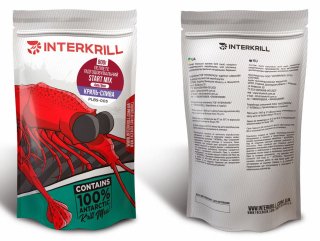 Пеллетс Interkrill Start Mix Pellets 800г 4/6мм - Криль / Слива