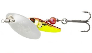 Блешня Savage Gear Sticklebait Spinner №3 9,1г - Silver Red Yellow