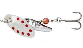 Блешня Savage Gear Sticklebait Spinner №3 9,1г - Dirty Silver Red