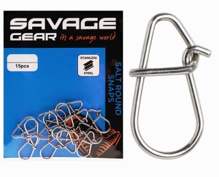 Застібка Savage Gear Salt Round Snaps - XXS (15шт/уп)