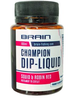 Діп-ліквід Brain Champion Squid & Robin Red (кальмар+спеція) 100мл