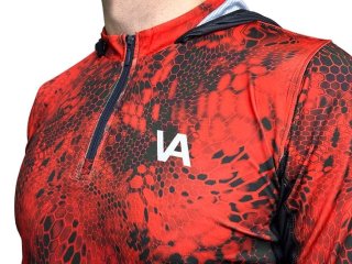 Худи Veduta Air серия Reptile Skin Bloody Red