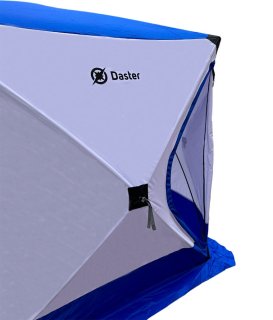 Палатка зимняя Daster Куб бело-синяя, 1,8х1,8х2,05м