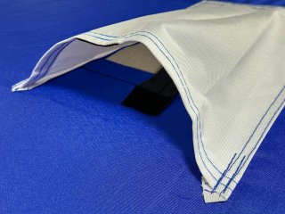 Палатка зимняя Daster Куб бело-синяя, 1,8х1,8х2,05м