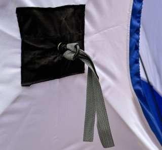 Палатка зимняя Daster Куб бело-синяя, 1,8х1,8х2,05м