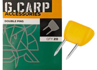 Булавка для кріплення повідців Golden Catch G.Carp Double Pins (20шт/уп)