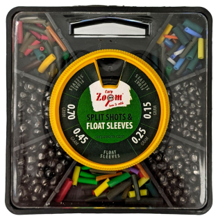 Набір вантажів Carp Zoom Split Shots & Float Sleeves (CZ2148)