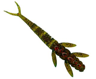 Силикон Fishup Flit 2,0" 019 - Motor Oil/Red (9шт/уп)