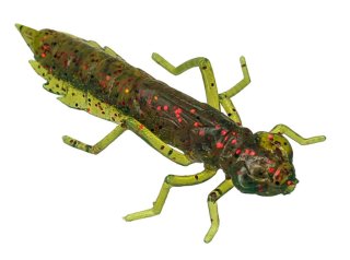 Силікон Fishup Dragonfly 1,7" 019 - Motor Oil/Red