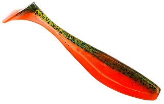 Силікон Fishup Wizzle Shad 2,0" 205 - Watermelon/Flo Orange (10шт/уп)
