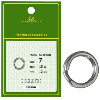 Заводное кольцо Golden Catch Split Ring 1030BN - №7 (12шт/уп)
