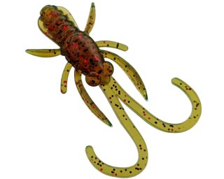 Силикон Fishup Baffi Fly 1,5" 019 - Motor Oil/Red (10шт/уп)