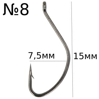 Крючки Golden Catch Feeder Basic F-22BN - №08 (10шт/уп)