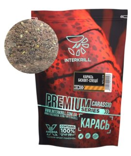 Прикормка Interkrill Premium 1кг Карась-Бісквіт-Спеції
