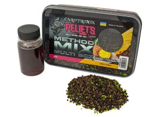 Пеллетс Carptronik Method Mix Multi Box - Halibut/Pineapple (халибут/ананас) 400г