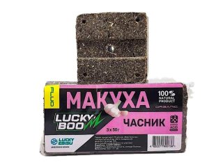 Макуха Lucky Ebisu с отверствием для макушатника - Чеснок (3шт x 50г)