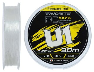 Флюорокарбон Favorite U1 FC 30м 0,57мм 44lb/19,98кг
