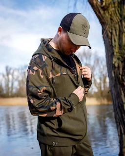 Толстовка Fox LW Khaki / Camo Split Zip Hoody - разм.S